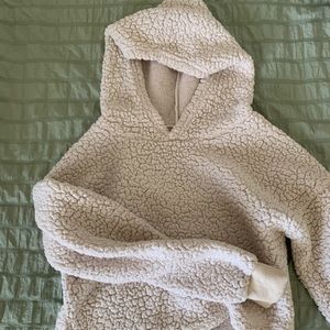 fleece hoodie